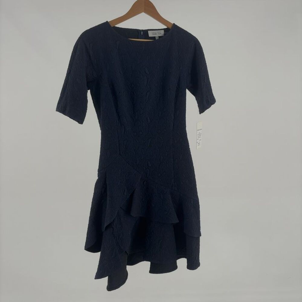 Teri Jon by Rickie Freeman Mini Dress in Multicolor
